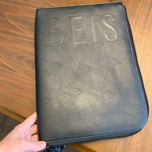 BEIS Faux Leather Laptop Sleeve
